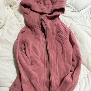Lululemon Scuba mauve Zip-Up Hoodie